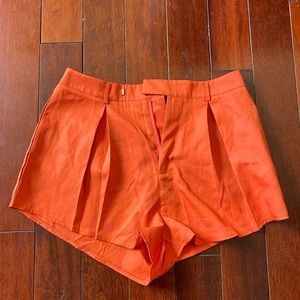 Missguided Orange Shorts